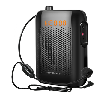 T30 Bluetooth Portable Microphone Speaker, 20W Voice Amplifier with Wired and FM Wireless Microphone